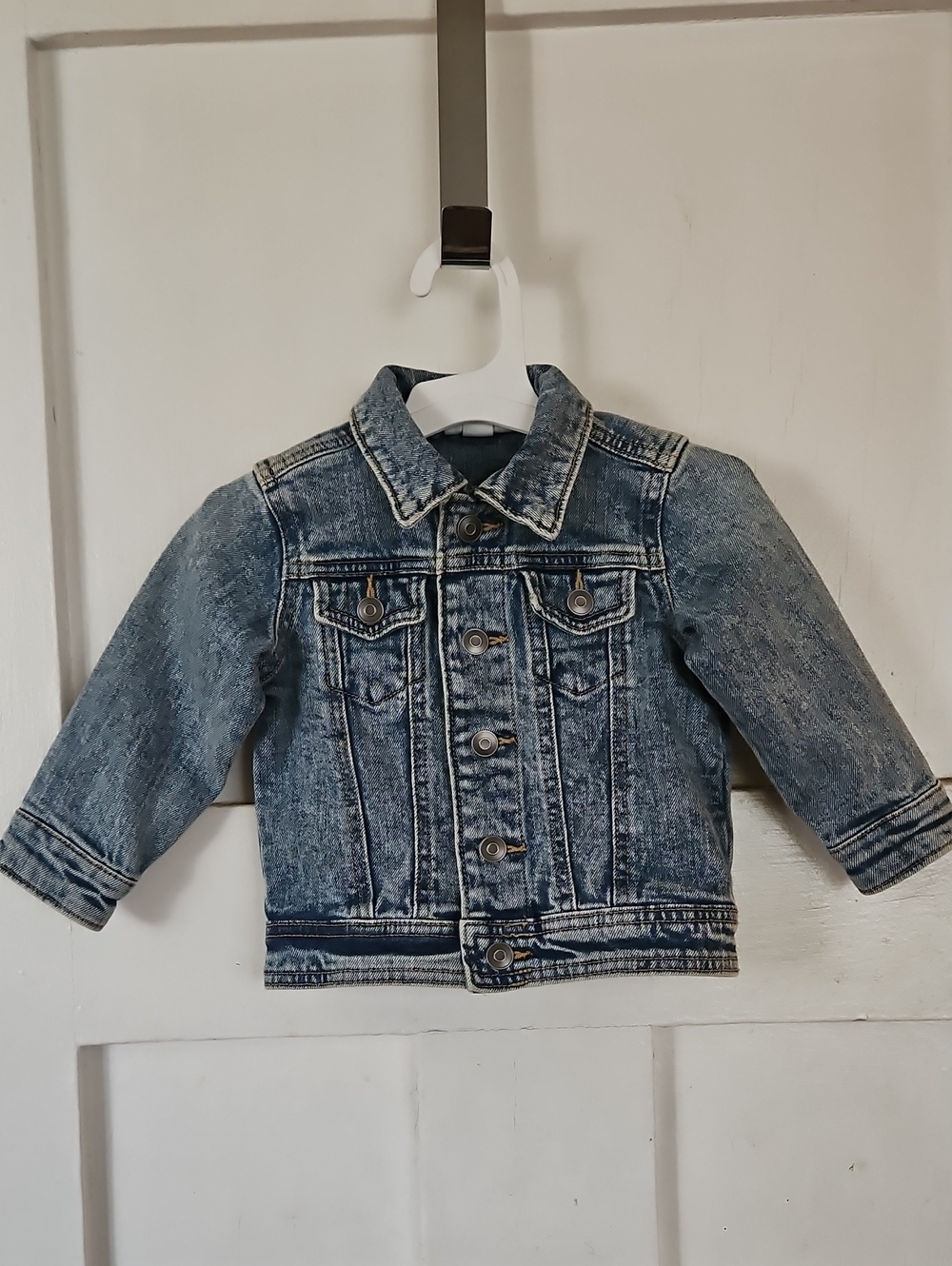 Cat & Jack Light Blue Washed Denim Jacket for Kids